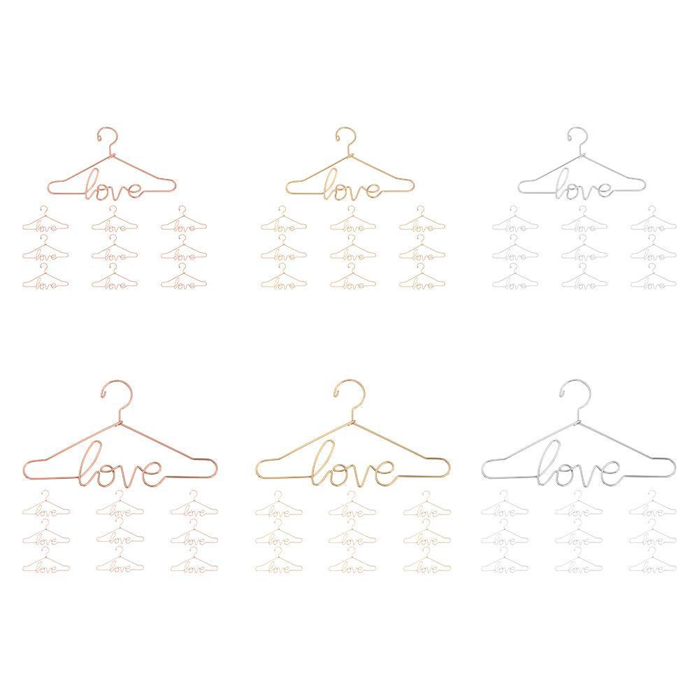 Set 10 Móc Treo Túi Xách Búp Bê Màu Cầu Vồng 10 Cái