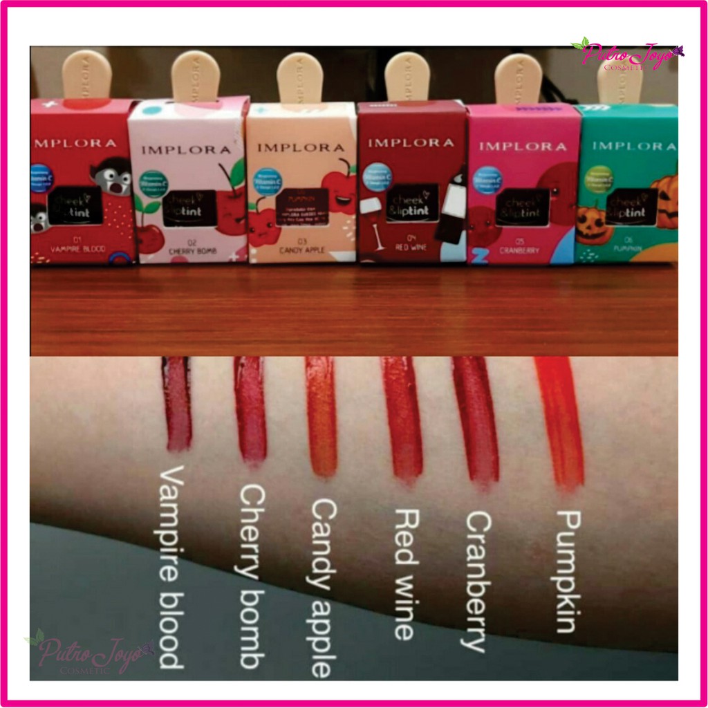 (hàng Mới Về) Son Tint Implora Trang Điểm Má Hồng Và Môi | BigBuy360 - bigbuy360.vn