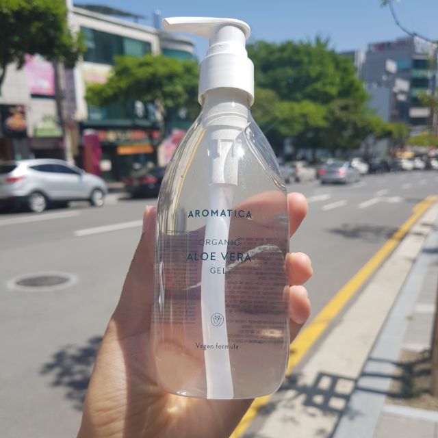 (Mẫu mới) Gel lô hội 95,6% Aromatica Organic Aloe Vera Gel