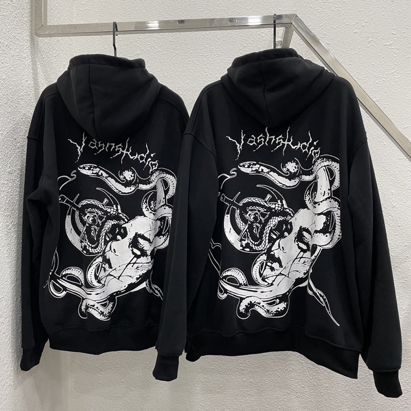 Áo Hoodie Khoác Nỉ VAH Studio MOON FULL TAG HÃNG Local Brand Unisex Wearzone Unisex Nam Nữ