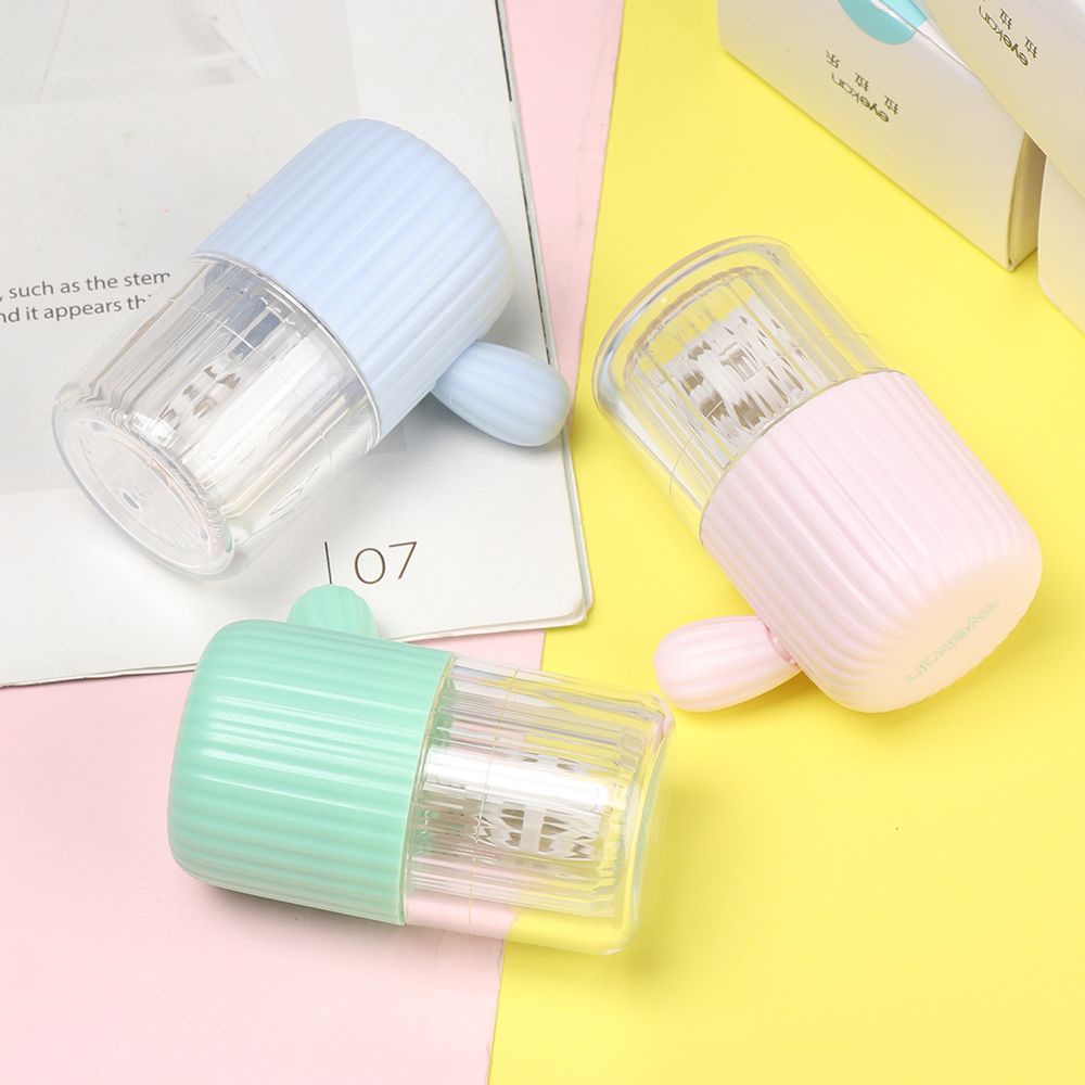 Hộp Đựng Kính Áp Tròng Hình Cây Xương Rồng Hoạt Hình Nhiều Màu Sắc Tiện Dụng Mang Theo Du Lịch