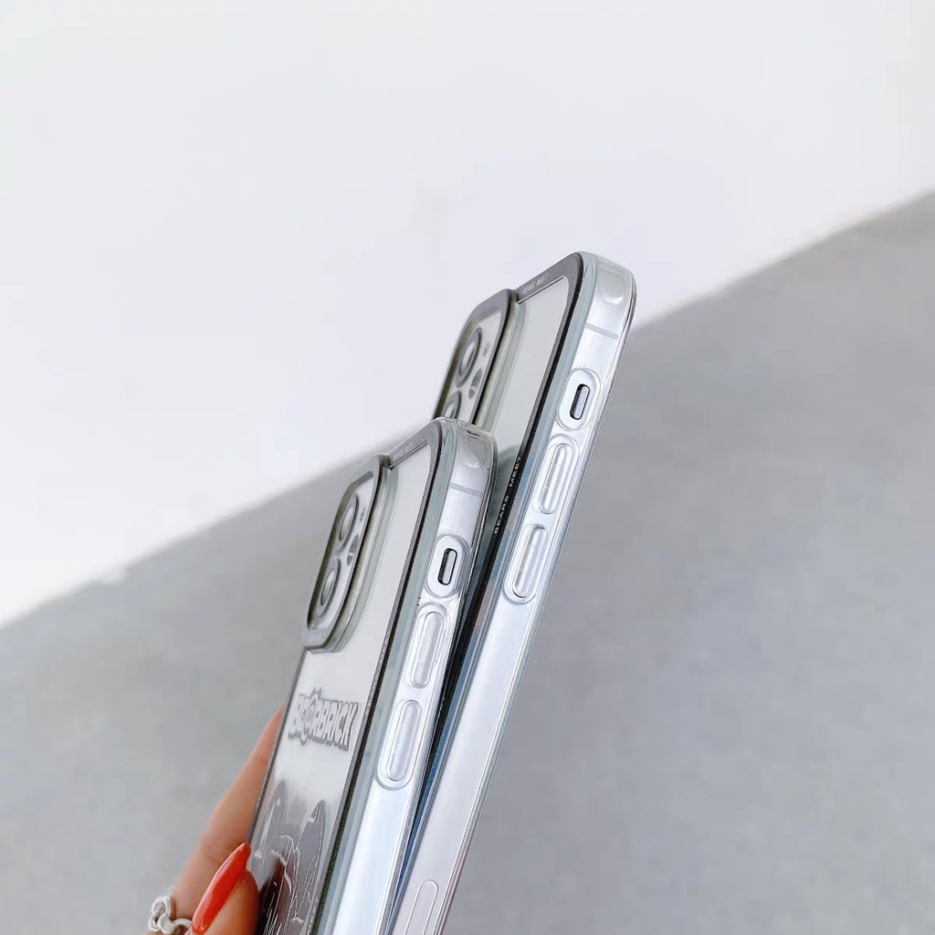 Ốp lưng iphone B@R viền nổi trong cạnh vuông 6/6plus/6s/6splus/7/7plus/8/8plus/x/xr/xs/11/12/13/pro/max/plus/promax