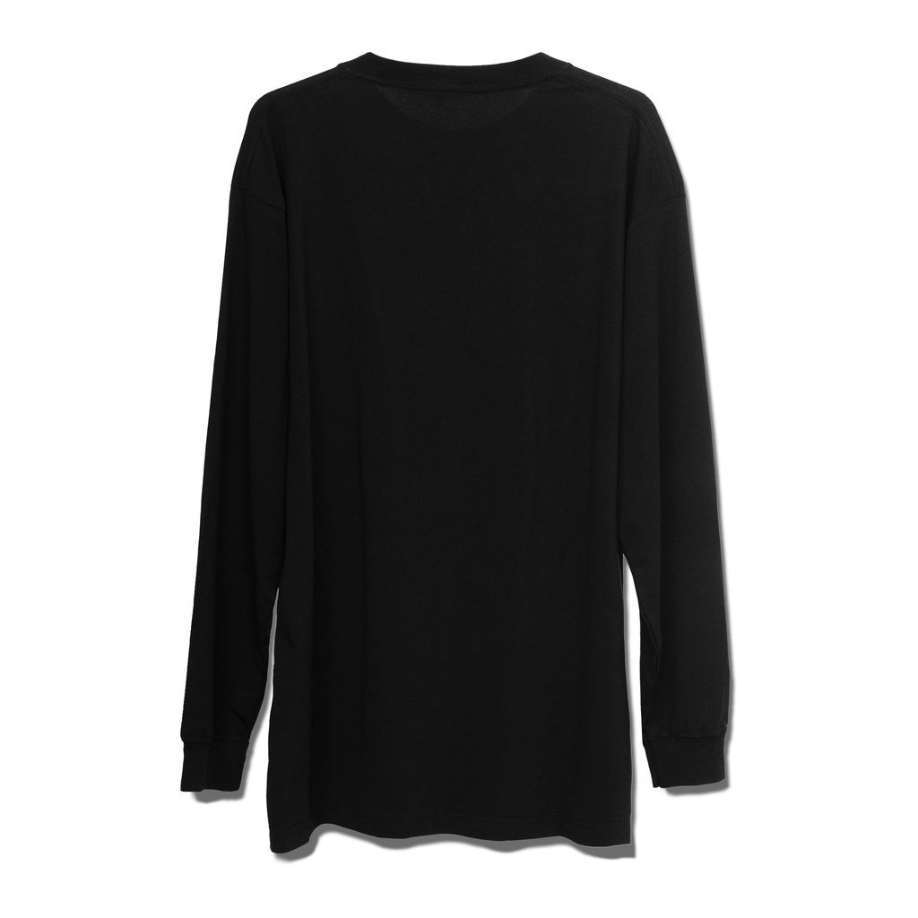 FRONT The Pawn Long Sleeve Tee D921 - BLACK ♟ Áo thun tay dài FRONT chất liệu Cotton màu đen