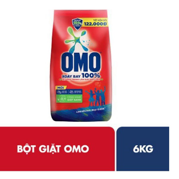 Bột giặt OMO Sạch cực nhanh 6kg