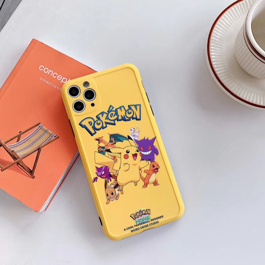 Ốp điện thoại silicon mềm in hình dễ thương cho iPhone11 11Promax 7Plus 8+ XR XSmax | BigBuy360 - bigbuy360.vn