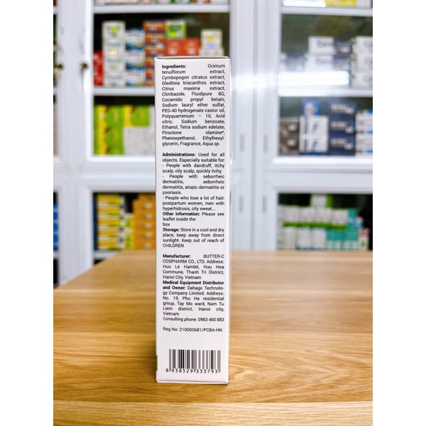 ✅ Dầu gội ngăn ngừa gàu Ciclopirox FAHA