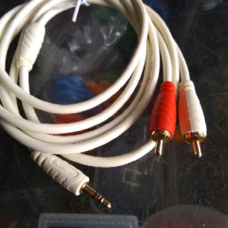 Dây 3.5mm ra 2 đầu AV choseal 1m8