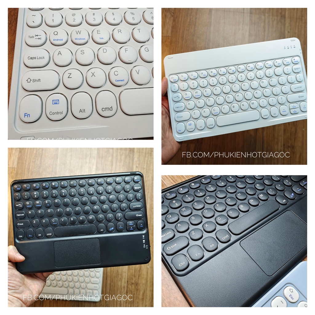 Bàn phím bluetooth 2021 không dây / có trackpad cho máy tính bảng iPad / Xiaomi mi pad 5 / lenovo pad 11 Pro ..