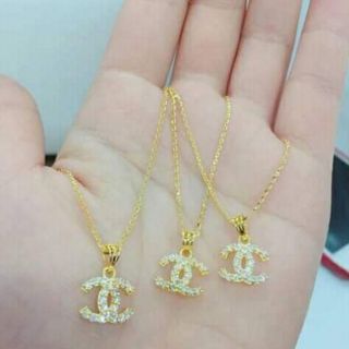 Dây chuyền nữ mặt hoa nhỏ mạ vàng 18k