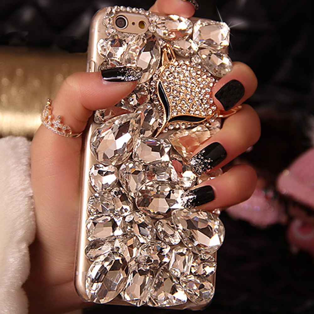 Ốp Điện Thoại Tpu Kim Cương Lấp Lánh Cho IPhone 14 Plus 13 12 11 Pro Max 13 / 12 / 11 IPhone XR X XS Max