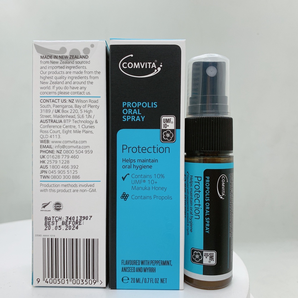 Chai xịt keo ong Comvita Propolis Oral Spray