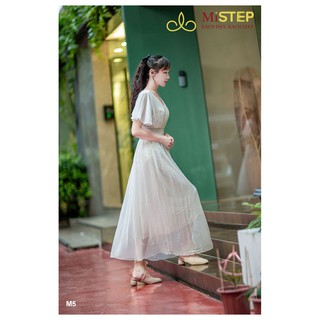 Váy Maxi Voan Trắng Đi Biển