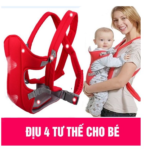 Địu 4 tư thế cho bé/Hàng Việt Nam Chất Lượng Cao