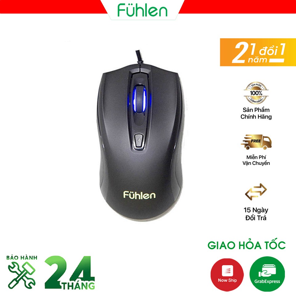 Chuột có dây Fuhlen X102S - hàng chính hãng