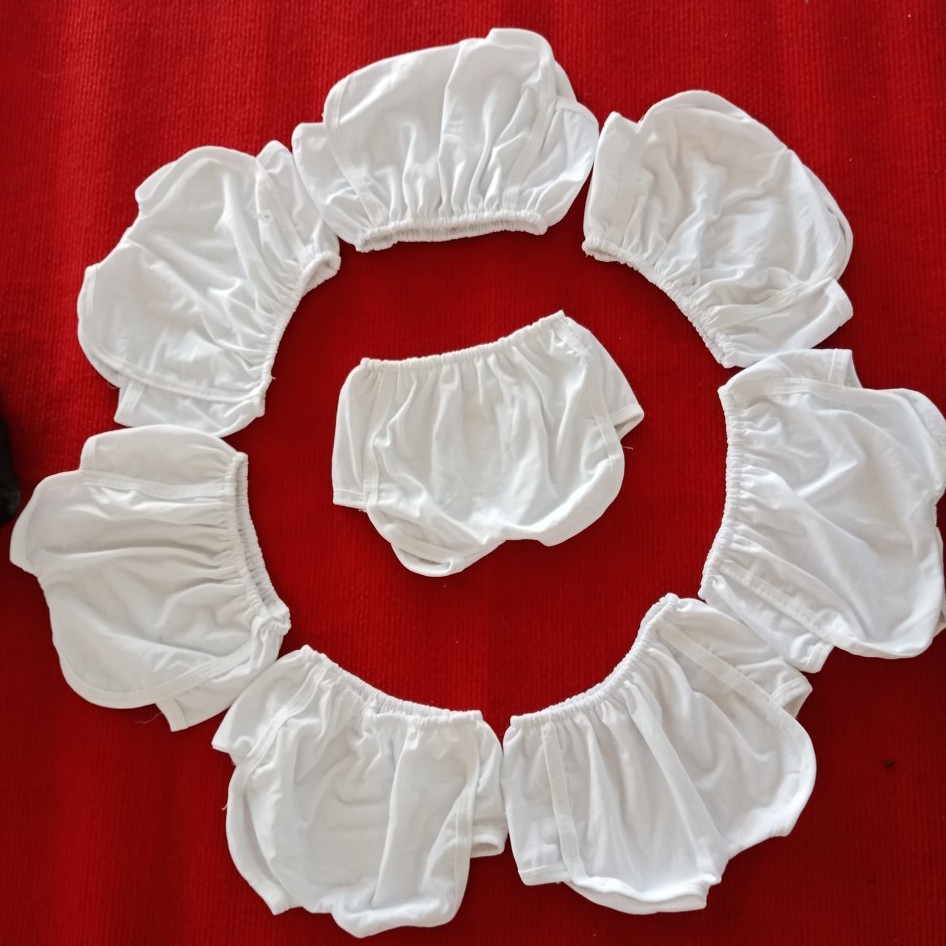 Set 10 quần bí trắng cho bé trai bé gái