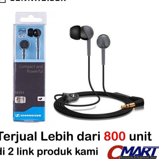 Tai Nghe Chụp Tai Sennheiser Cx213 Cx 213 Chất Lượng Cao Đen