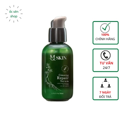 Serum Tái Tạo Da Nhân Sâm Xóa Tan Mụn Nám Tàn Nhang Đốm Nâu Đồi Mồi Sẹo Rỗ Da Không Đều Màu Phục Hồi Da 80ml