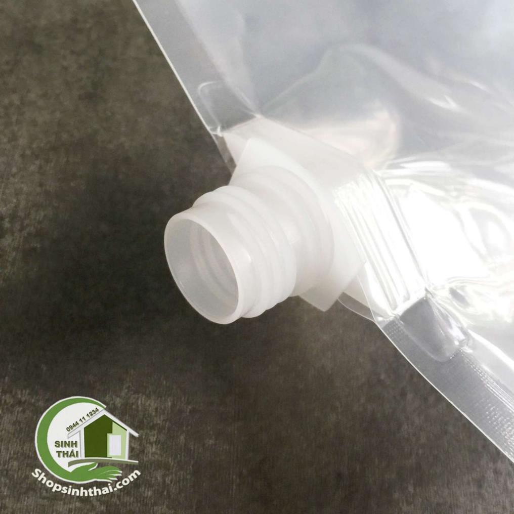 Túi có vòi nhựa nắp vặn, túi đựng chất lỏng 500ml, đáy đứng 13cm x 21cm