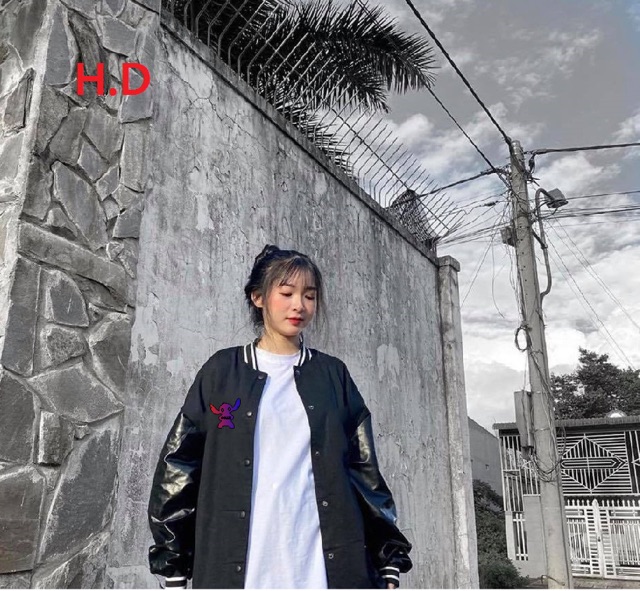 Bomber Stic Colle phản quang tay bóng HDN987