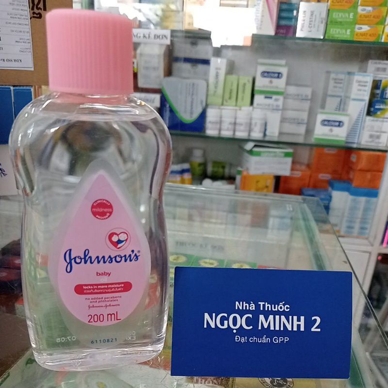 ✅ [Chính Hãng] Dầu dưỡng ẩm mát xa Johnson's baby oil 200ml