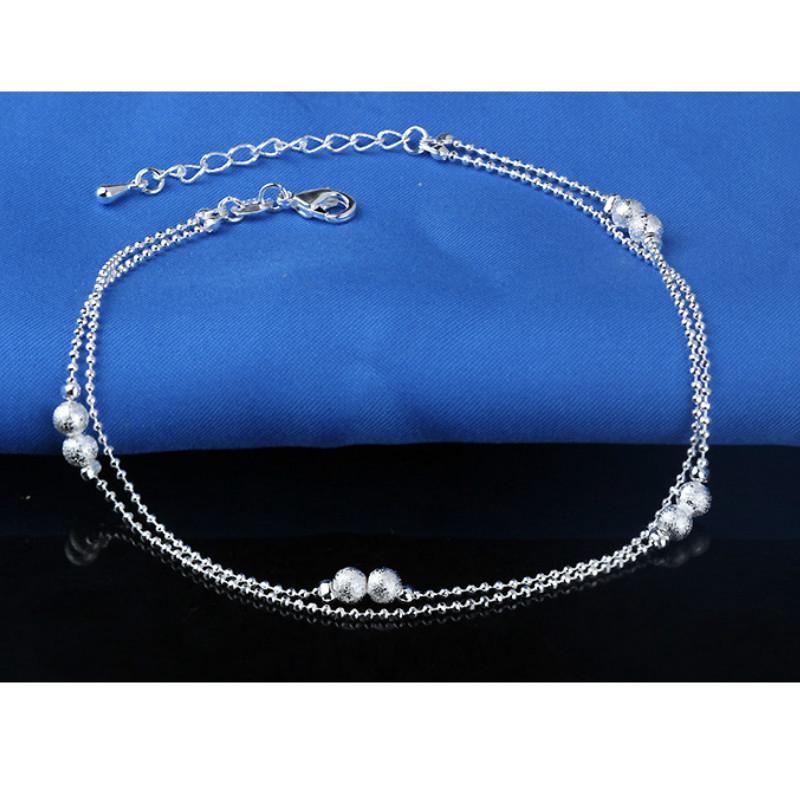 Lắc Chân Bạc 925 Thanh Lịch