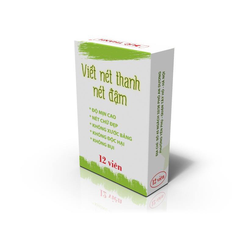 HỘP 12 VIÊN BÚT PHẤN KHÔNG BỤI ĐỨC THANH CAO CẤP