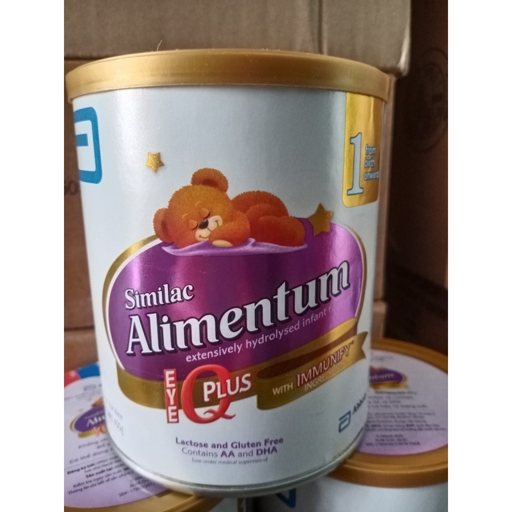 Một thùng 6 lon Sữa bột Similac Alimentum 400g