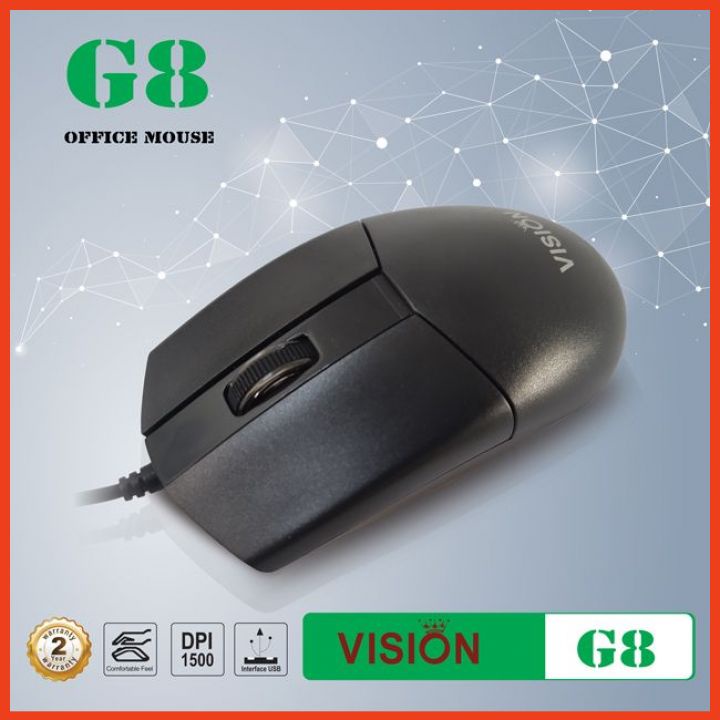Chuột Máy Tính Có Dây Vision G8 Dùng Văn Phòng