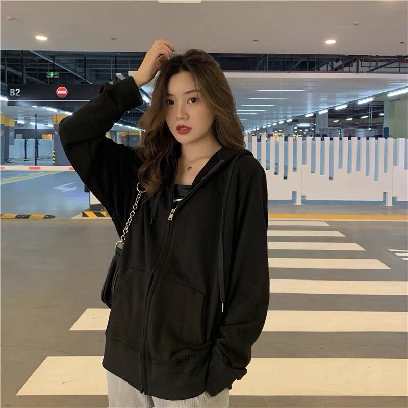 Áo KHOÁC Hoodie TRƠN Nhiều Màu Nam Nữ Ulzzang Unisex