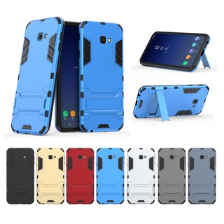 For Samsung Galaxy J4 Plus Case Cover Iron Man Holster Hybrid Silicone Rubber