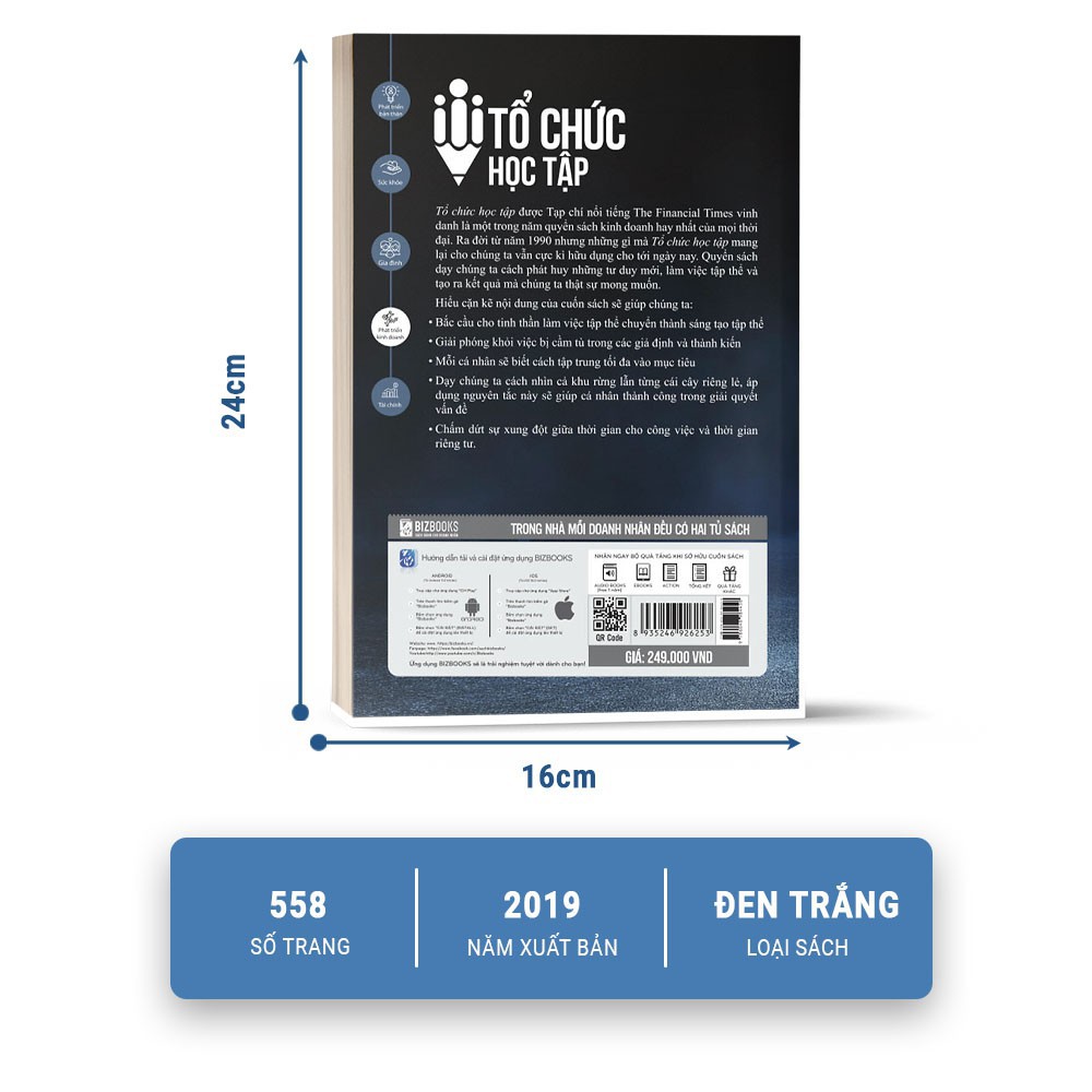 Sách - Tổ Chức Học Tập - Bí Mật Kiến Tạo Lợi Thế Cạnh Tranh Bền Vững Cho Doanh Nghiệp  - BizBooks