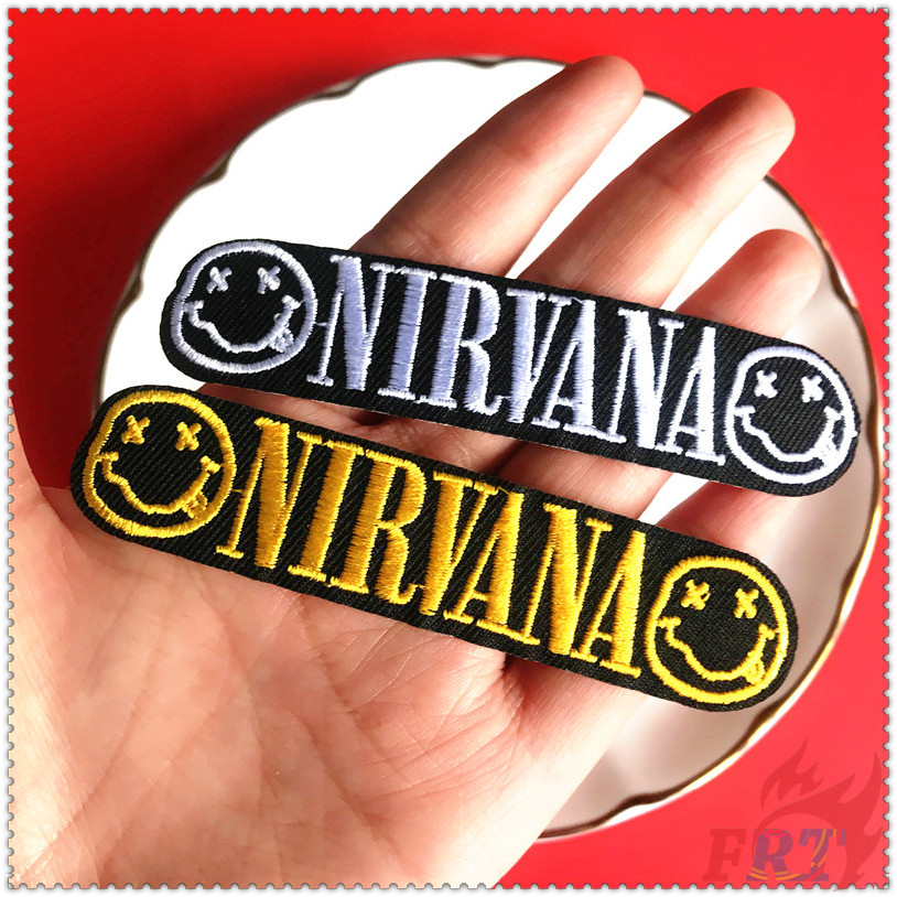 ✿ Rock and Roll Band：NIRVANA Patch ✿ 1Pc Rock Band Diy Embroidery Patch Sew on Iron on Badges Patches