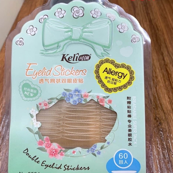 Kích mí lưới kèm keo tàng hình Keli và dụng cụ chính hãng gồm 3 kích cỡ chuyên dùng cho makeup, siêu chắc