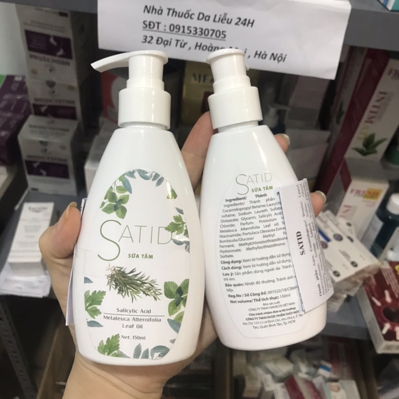 sữa tắm Satid 150ml