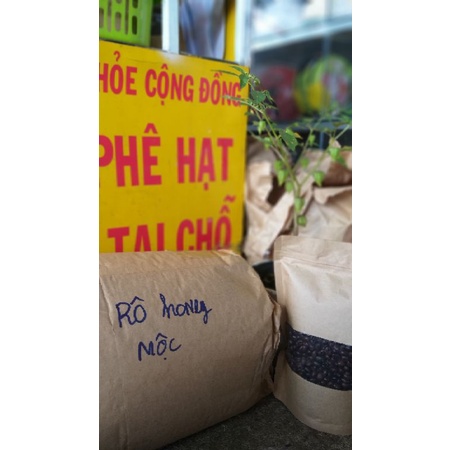 Cafe Robusta Honey rang mộc nguyên chất Ban Mê Thuột 500g