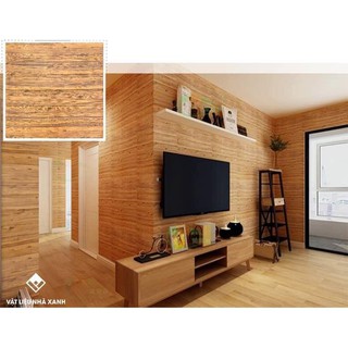 Xốp dán tường 3D - Giả Gỗ