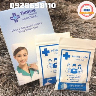 [LIỆU TRÌNH MẠNH 2 TUẦN] Giảm cân Yanhee Super 7 xanh chính hãng Thái Lan dành cho người lờn, khó giảm