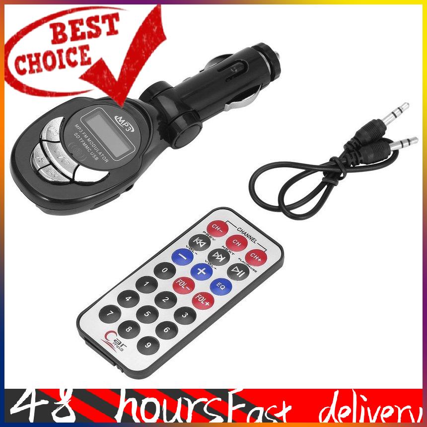 Máy nghe nhạc MP3 không dây 4 trong 1 cho xe hơi USB CD MMC
