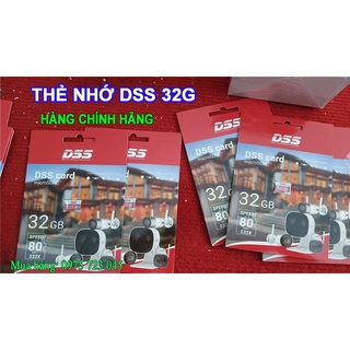 Thẻ nhớ DSS 32GB, 64GB, 128GB, LỖI 1 ĐỔI 1