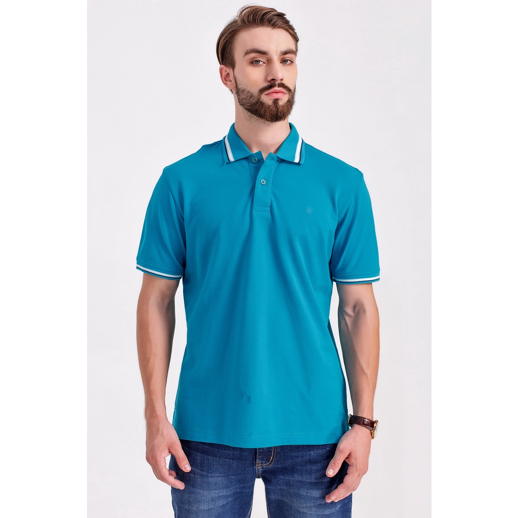 Áo thun có cổ tay ngắn trơn , chuẩn form, sang trọng,thanh lịch John Henry - KS20FH37P-SC