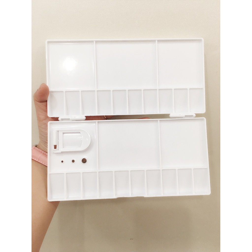 Vĩ pha màu đôi, pallet pha màu đôi, gập lại được