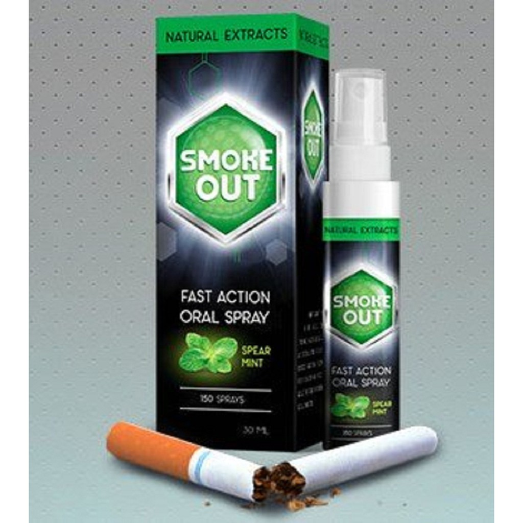 Xịt Cai Nghiện Thuốc Lá Smoke Out fast action oral spray 30ml