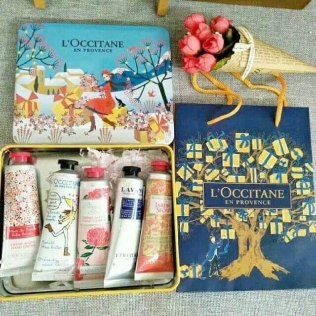 HỘP QUÀ TẶNG SÉT 5 TUÝP KEM DƯỠNG DA TAY SIÊU HÓT