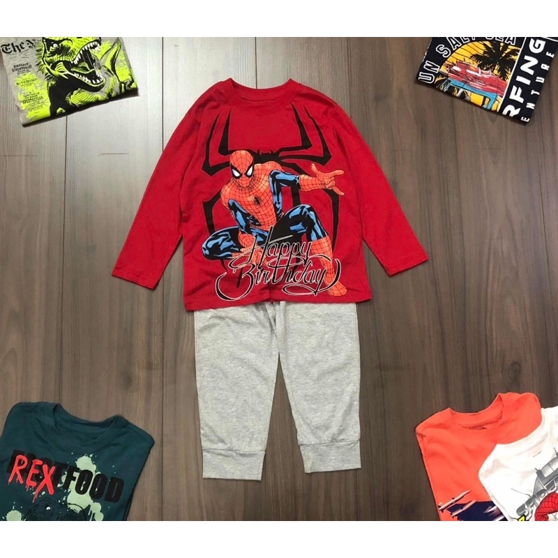 Bộ dài tay bé trai size đại- Bộ dài tay Place siêu đẹp size đại cho bé từ 4-14y