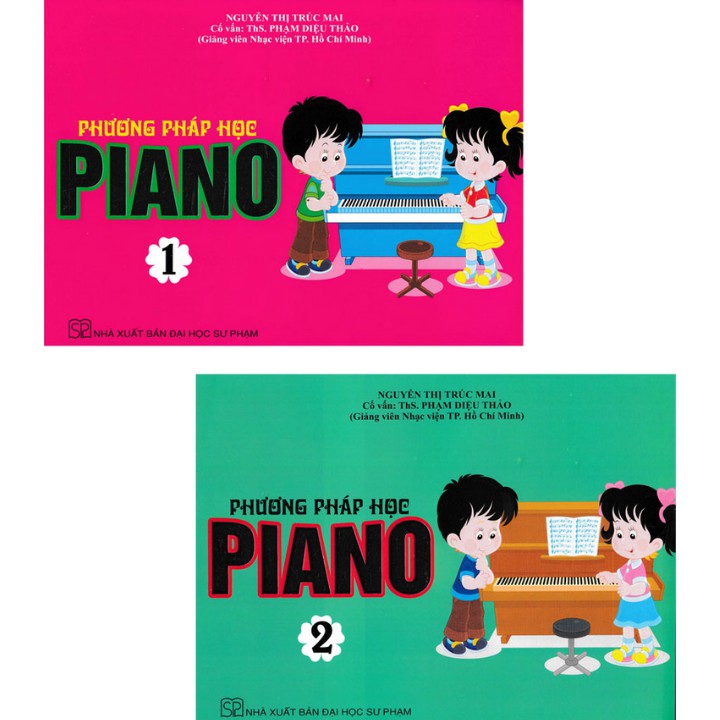 Sách - Combo Phương Pháp Học Piano (Quyển 1 + 2) (Bộ 2 Cuốn)