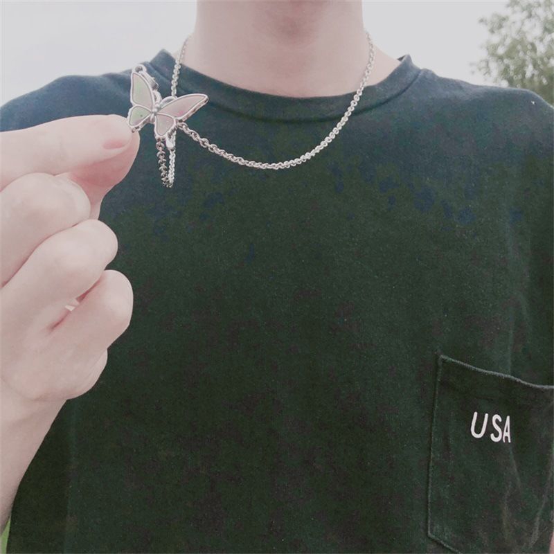 Dây Chuyền Mặt Hình Bướm Thay Đổi Màu Sắc Theo Nhiệt Độ 22264