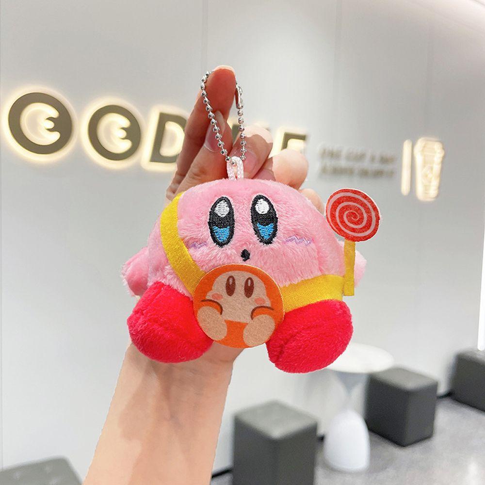 Móc Khóa Hình Thú Nhồi Bông Kirby Dễ Thương