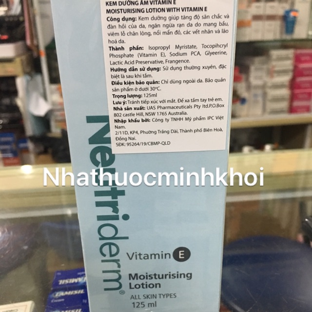 KEM DƯỠNG DA VITAMIN E NEUTRIDERM