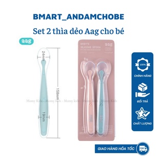 Thìa ăn dặm silicon AAG mềm