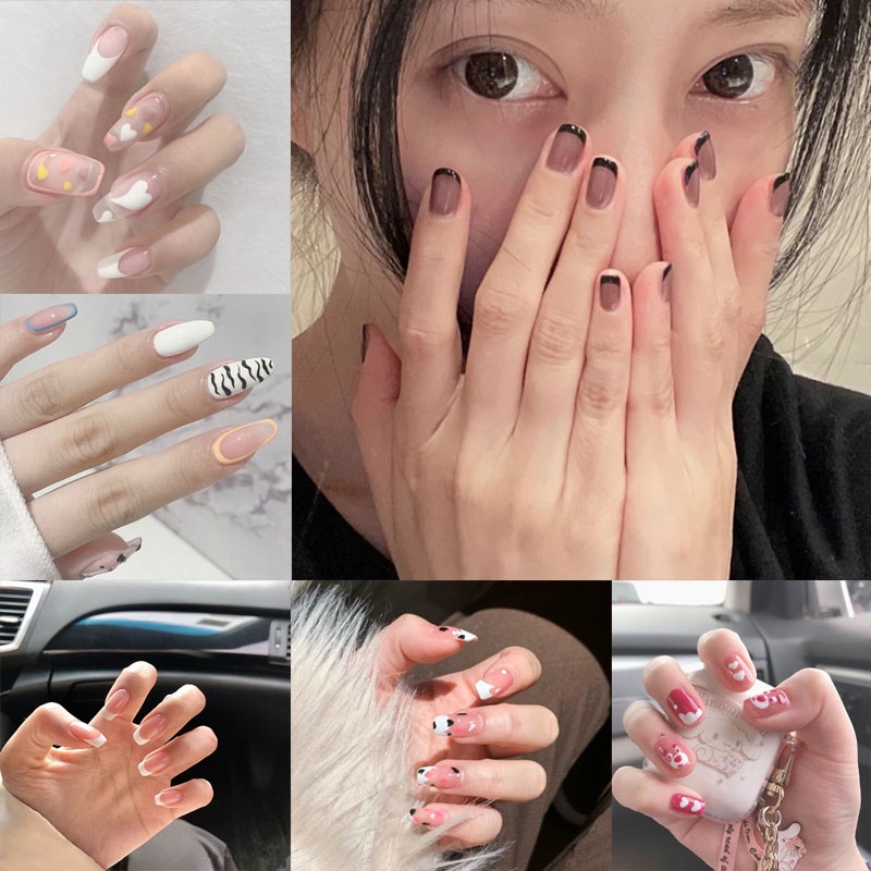 Set 24 móng tay giả xinh xắn sành điệu